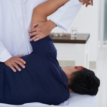 A chiropractic treated a patient with back pain